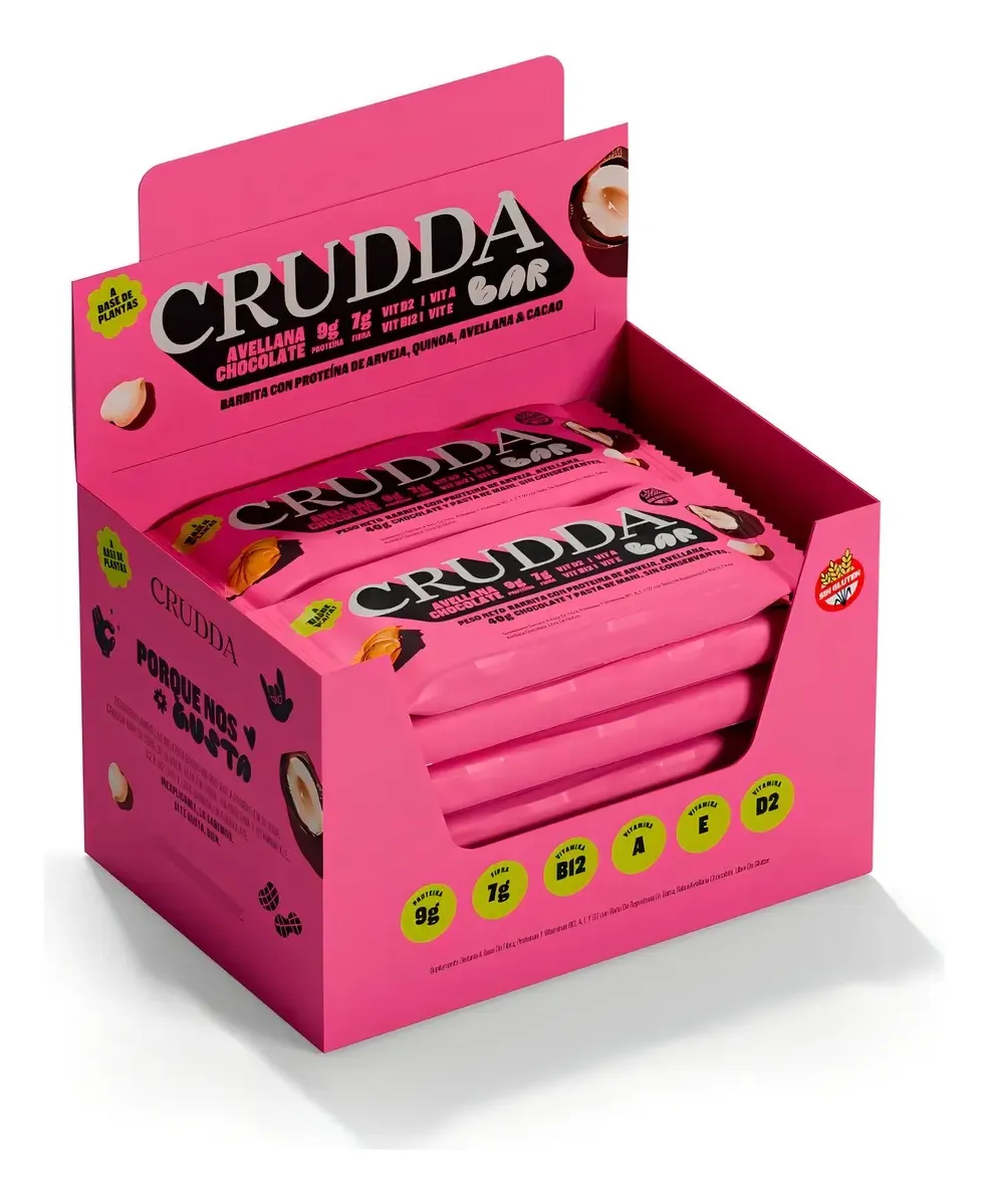 Crudda Caja Avellana y Chocolate (9G)