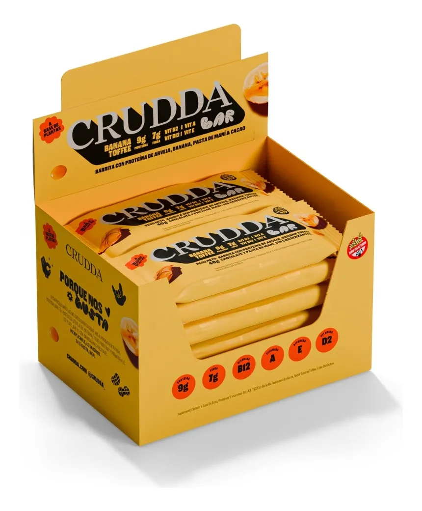 Crudda Caja Banana Toffe (9G)