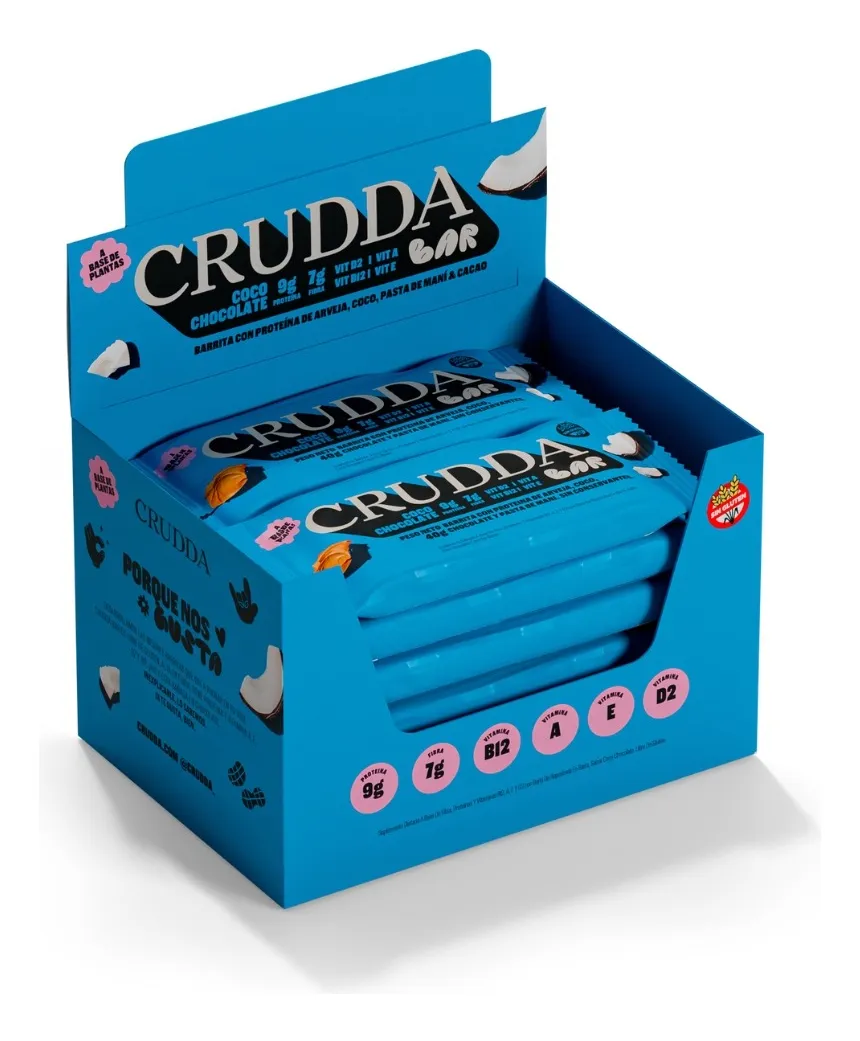Crudda Caja Coco y Chocolate (9G)