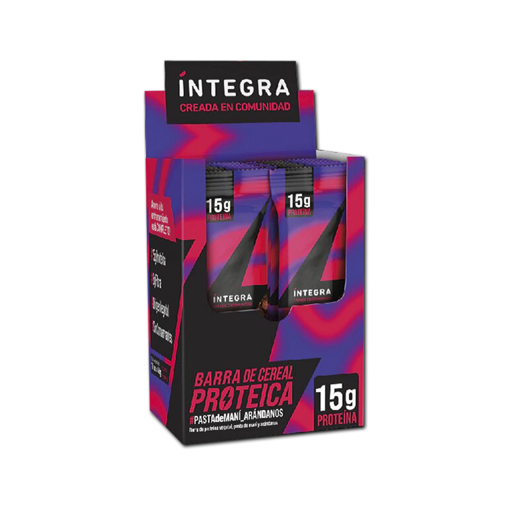 Integra Caja Pasta de mani y Arándanos (15G)