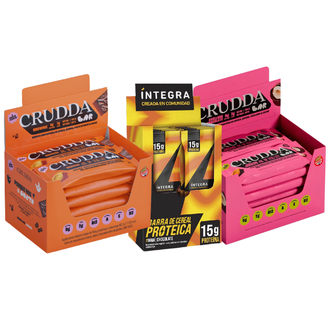 Combo Mixto 3X Cajas Crudda / Integra