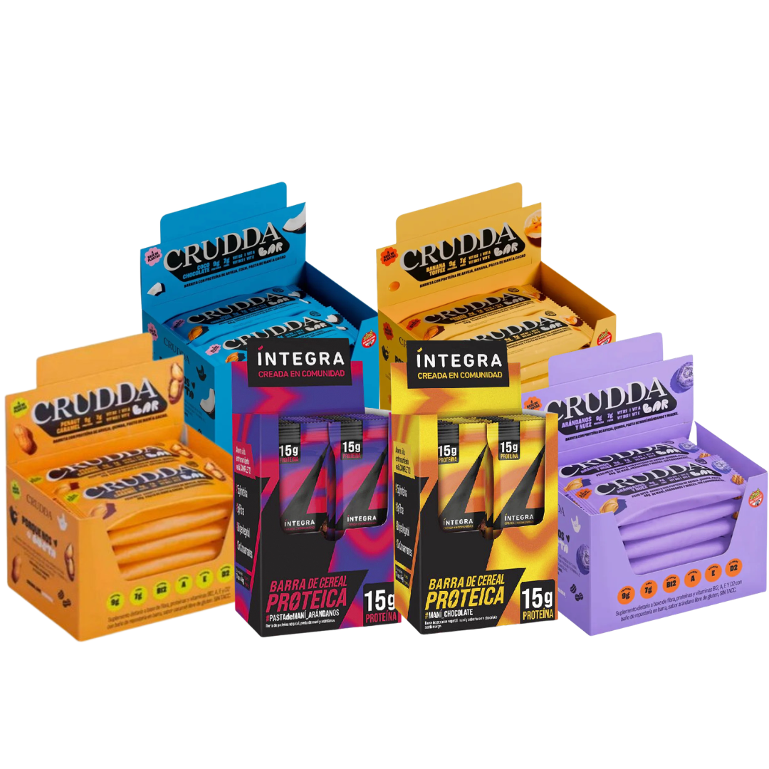 Combo Mixto 5X Cajas Crudda / Integra