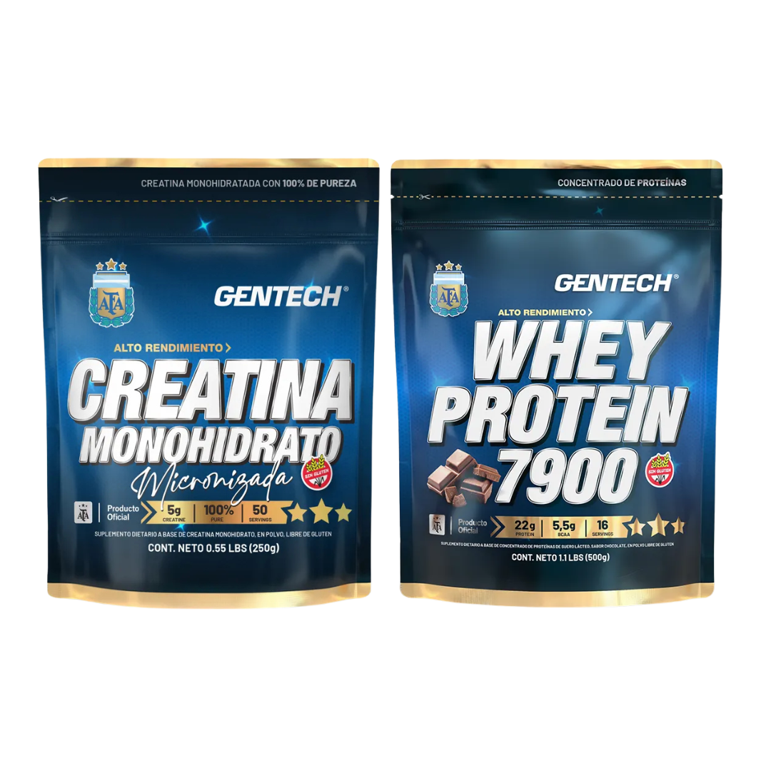 Combo Proteína + Creatina Gentech