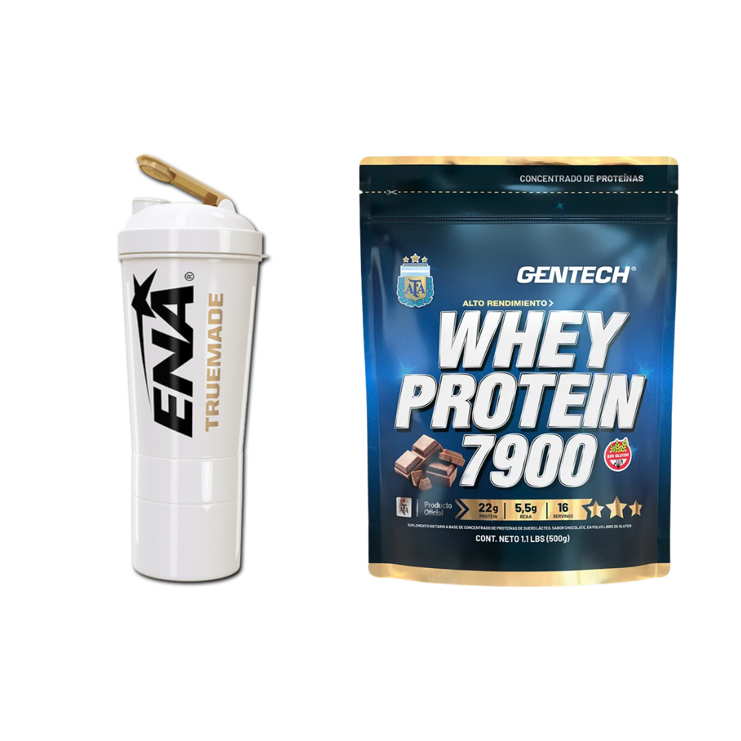 Combo Shaker + Proteína Gentech